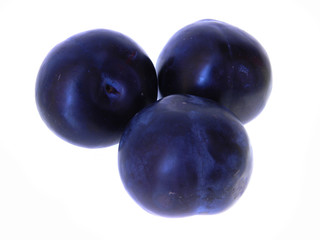 plum isolated on white background