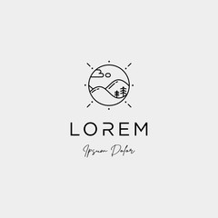 free Landscape Logo design for landscaping icon