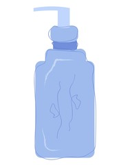 Make up flat icons set.  Cosmetic icons, vector symbols