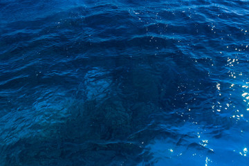 Blue water texture