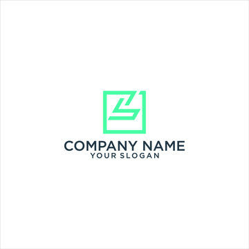 monogram letter L logo design