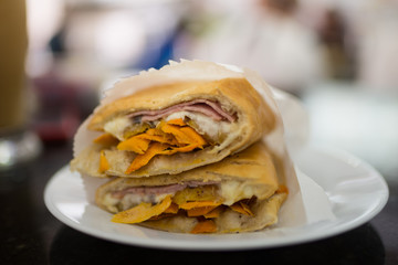 X Caboquinho, typical sandwich in Manaus, Brazil