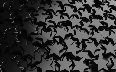 Black Stars Background