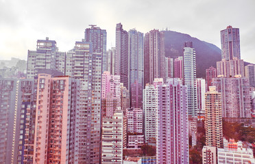 Residential buildings in Hong Kong