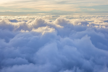 Fototapeta na wymiar Clouds, beautiful background of nature in Thailand
