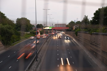 Long exposure highway lights abstract photography especial effect