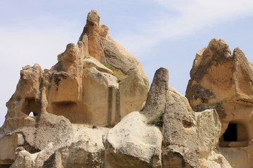 Cappadocia is a region in central Turkey. Magical chimneys in Pashabag (Valley of the Monks) and...