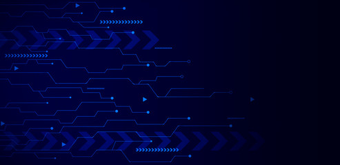 High tech technology geometric