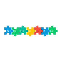 Business concept. Team metaphor. Vector illustration flat design style. Symbol of teamwork, cooperation, partnership.