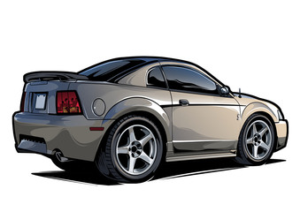 Collective Car Toon Artwork