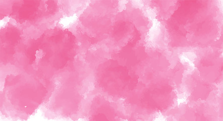 Pink watercolor background for your design, watercolor background concept, vector.