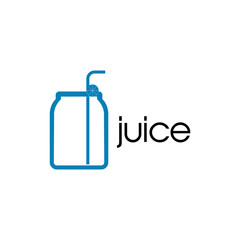 A glass vector for lemon tea in the form of lines.