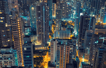 Residential buildings in Hong Kong