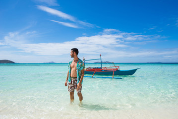 Obraz premium Tropical beach in Coron, Philippines
