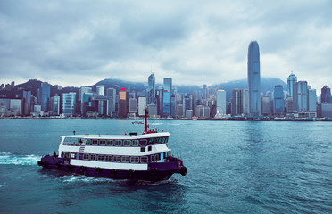 Hong Kong Cityscape and Victoria Harbor