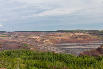 Open Pit Taconite Mine Scenic View