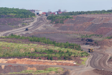 Open Pit Taconite Mine Scenic View