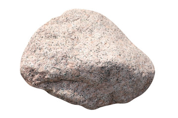 natural stone isolated on white background