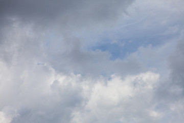 Blue sky with cloud.