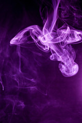 Toxic purple smoke.