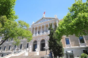 National library and museum Madrid Spain