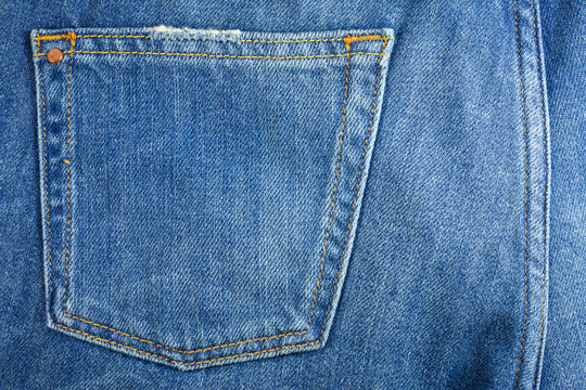 Pocket jeans texture.