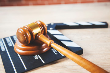 judge and movie sign