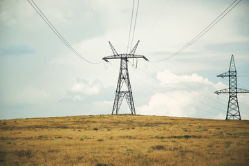 High power electricity poles