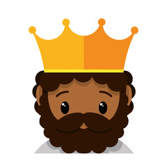 Vector cute king colorful isolated