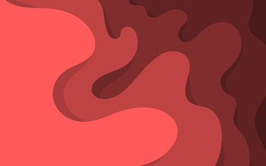 abstract paper art style  design layout for business presentations  flyers  posters  prints  decoration  cards  brochure cover. Paper cut background. Abstract realistic paper decoration for design