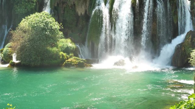 Kravica waterfall on the Trebizat River in Bosnia and Herzegovina