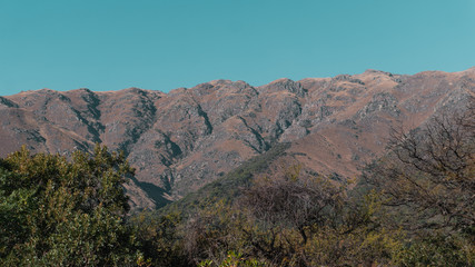 view of the mountains