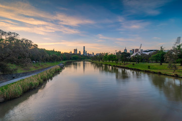 Yarra river in Melbourne Victoria