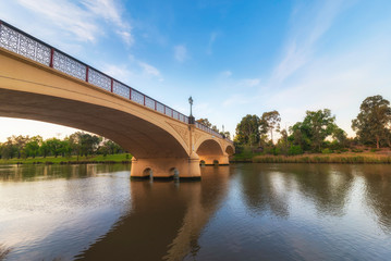Bridge in yarra river melbourne