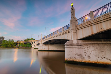 Bridge in yarra river melbourne