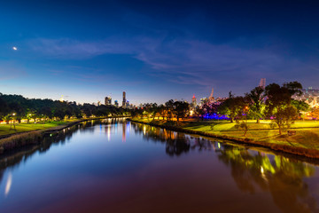 Fototapeta premium Yarra river in Melbourne Victoria