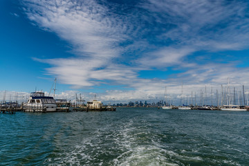 Victoria harbor in Melbourne Victoria