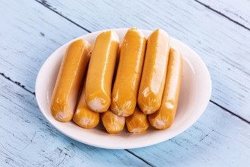 Sausage raw food