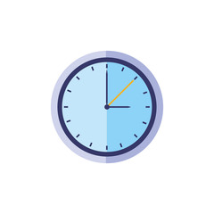 Fototapeta premium time clock watch isolated icon