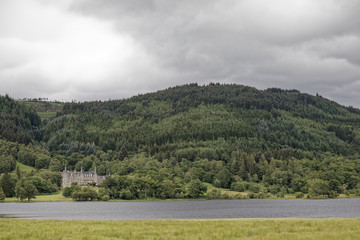 Obraz premium Loch Achray, Loch Lomond & The Trossachs National Park, Scotland, UK