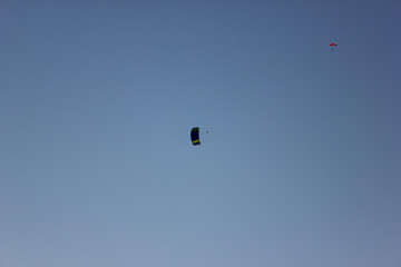 Parachuting at Playa del Ingles