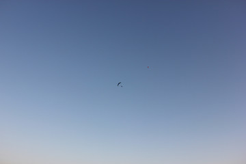 Parachuting at Playa del Ingles