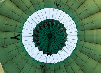 Hot air balloon interior