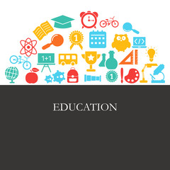 Education design concept.