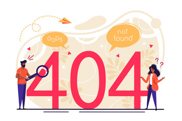 Concept 404 Error Page 