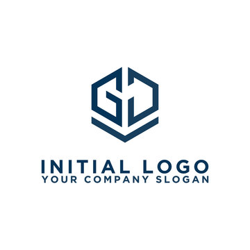 Inspiring company logo design from the initial letters of the GC logo icon. -Vectors