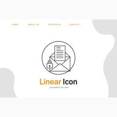 email icon creative design templat