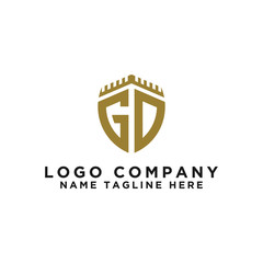 Inspiring company logo designs from the initial letters GD logo icon. -Vectors