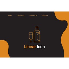  glass icon creative design templat