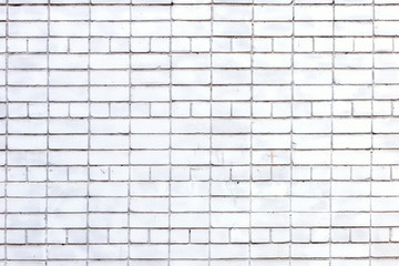 White brick wall, rustic texture, design vertical background.